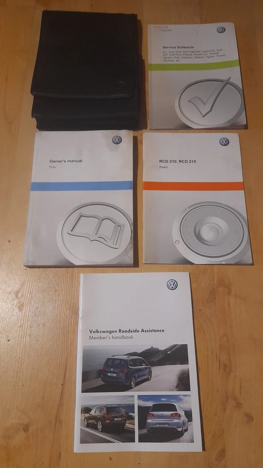 VOLKSWAGEN POLO OWNERS MANUAL HANDBOOK 2011 PRINT - WALLET PACK 2009 - 2014 - Image 1 of 1
