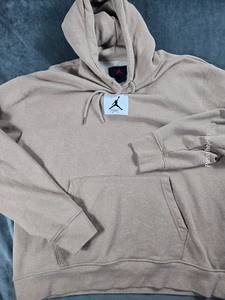 Sudadera con Capucha Nike Air Jordan Para Hombre Extra Grande Flight Heritage Pull Over Marrón Jumpman - Imagen 1 de 9