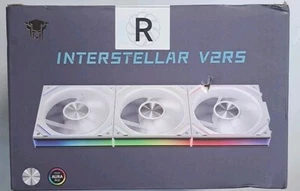Interstellar V2RS Lüfter Weiß Aura RGB Daisy Chain Kühler - Bild 1 von 3