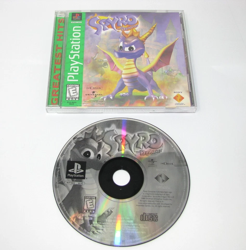 Spyro The Dragon [Greatest Hits] (PS1, 1998) Completo Foto 1 de 1