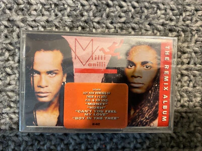 Кассетная лента новая запечатанная 1990 альбом ремиксов Milli Vanilli - Изображение 1 из 4