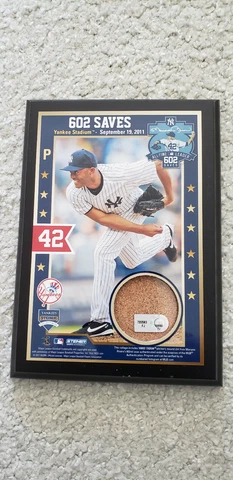 2011 STEINER SPORTS MARIANO RIVERA 602 SAVES PLAQUE Cover