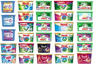 Ariel Lenor Persil Perwoll Laundry Washing Machine Capsules Premium Quality - Picture 1 of 34