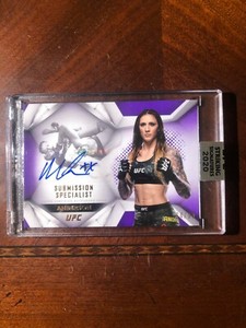 2020 Topps UFC Striking Signatures Megan Anderson Auto #/99
