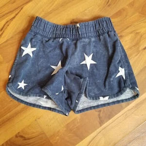 Girls size S Blue/ White Stars Athletic Shorts bin16  - Picture 1 of 5