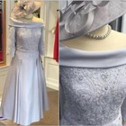 Satin Mother Of the Bride Dresses Wedding Formal Guest Plus Size Mother Dress