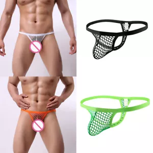 Slip uomo sexy jockstrap intimo perizoma traspirante perizoma mutandine - Foto 1 di 16