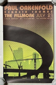 Paul Oakenfold Concert Poster San Fransisco Fillmore 07/21/06 New And Unused DJ - Picture 1 of 7