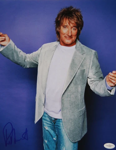 ROD STEWART Signed Photo 11x14. JSA #:F74454 Cover