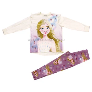 Licensed Girls Disney Frozen 2 Pyjamas Age 2-9 Years Elsa Ana Pjs Sleepwear PJ - Picture 1 of 1