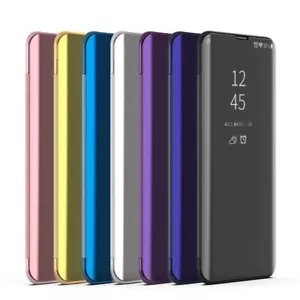 Custodia Smart View Mirror Flip Stand per nuovo Samsung S22 S22+ S22 Ultra 5G - Foto 1 di 16