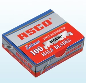 100 Asco Single Edge Razor Blades - Picture 1 of 1