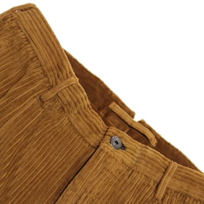 Incotex новый с Ярлыками Chinos / повседневный вельветовые брюки размер 52L (США 36) сужающийся крой в коричневый - Изображение 1 из 4