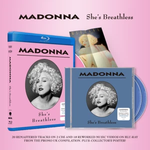 Madonna - She's Breathless (2 CDs + Blu-ray + Poster - Customized Edition) - Picture 1 of 1