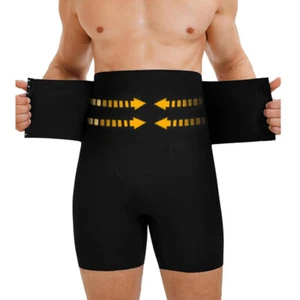 Pantaloncini uomo Shapewear controllo pancia vita alta intimo dimagrante body shaper - Foto 1 di 23