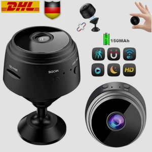 Mini-Kamera 1080P Überwachungskamera Außen WiFi Magnetische Nachtsicht Camera - Bild 1 von 6