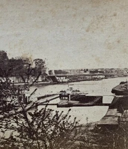 Pennsylvania PHILADELPHIA, Schulkill Suspension Bridge with Ad on Back - Picture 1 of 7