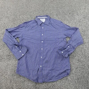 Aeropostale Shirt Mens M Blue Long Sleeve Button Up Casual Preppy Cotton Aero - Picture 1 of 10