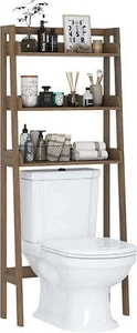 3-Shelf Bathroom Organizer over the Toilet, Bathroom Space Saver, Bathroom Shelf - Picture 1 of 12