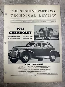 Original 1941 Chevrolet Technical Review, Series 5 - Picture 1 of 3