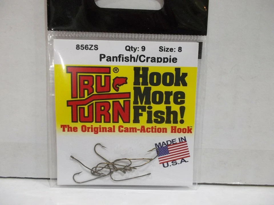 Tru Turn Panfish hooks 856ZS fishing hooks Made in USA choose your size!  NIP - Image 1 of 1