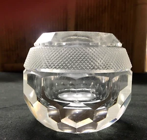 Antique Crystal Match Striker / Thomas Webb Attribution Cut Lead Glass - Picture 1 of 7