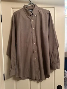 Camisa Ralph Lauren Yarmouth 100% Algodón Pinpoint Oxford Abotonada 17 34-35 Para Hombres - Imagen 1 de 8