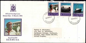 Bermuda 1994 Royal Visit Of Queen Elizabeth II  FDC - Used - Picture 1 of 2