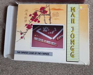 Gibsons Mah Jongg Chinese Game of Four Winds Mahjong Vintage 144 Board Tiles