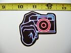 35MM OLD SCHOOL CAMERA NEON STYLE STICKER DECAL COLORFUL FUNNY