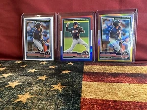 2023 Panini Stars And Stripes: Jacob Wilson 3er Set - Bild 1 von 7