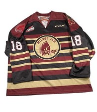 Moose Jaw Warriors Jersey 56 Canadien Hockey League Chl Ccm Catstitch Quinney 18
