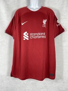 Nike Liverpool Football Shirt Men XL Red 3022 2023 Soccer Home Training Jersey - Picture 1 of 10
