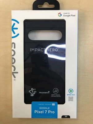 NUEVO Estuche Speck Impact Hero Delgado Suave Táctil para Google Pixel 7 Pro (6.7") Negro Foto 1 de 3