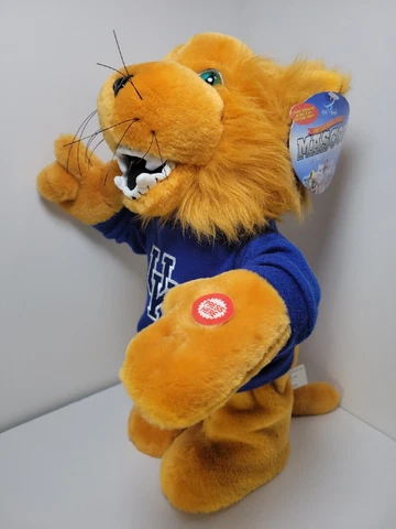 2005 University of Kentucky 15" Tall Wildcat UK Mascot Animated Plush FLAW Cover