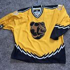 Authentic Old Boston Bruins Pooh Bear Hockey Jersey Size 60 NHL KOHO RARE