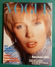 Vogue Italie Avril 1985 April 422 Vackova Cecilia Chancellor Ashley Richardson