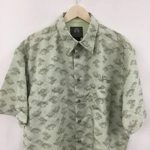 NWOT Mens Medium WEATHERPROOF Short Sleeve 100% Nylon Vented Fishing Shirt 38c - Picture 1 of 5