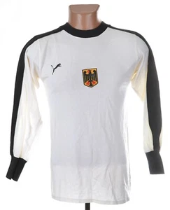 CAMISETA DE FUTBOL LOCAL DE LOS OLÍMPICOS DE ALEMANIA AÑOS 70 EDICIÓN #2 USADA EN PARTIDO - Imagen 1 de 9