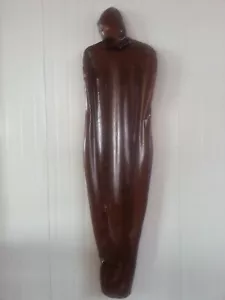 Latex Rubber Gummi Catsuit Halloween sleeping bag Suit Bodysuit Cosplay Party - Imagen 1 de 2
