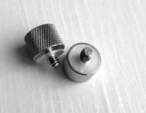 Gewinde Adapter Mikrofonständer 5/8"-27 Buchse auf 1/4"-20 Stecker für Kamera Monito - Bild 1 von 2
