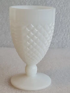 American Milk Glass U.S.A -Goblet / Wine Glass - Picture 1 of 8