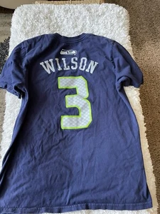 NFL Seattle Seahawks kids sz. 14/16 #3 Wilson tee. Great top - Picture 1 of 9