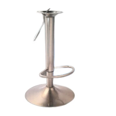 Venus Fußgestell Edelstahl Küchenhocker 56 78 cm höhenverstellbar modern - Bild 1 von 4