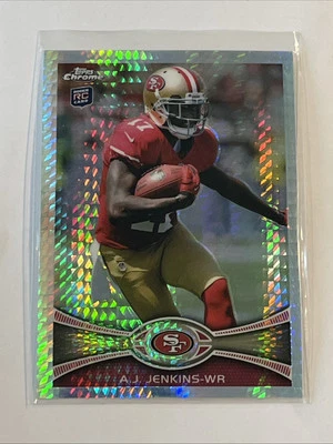 2012 Topps Chrome - A.J. Jenkins #156 Prism Refractor /216 (RC) - Image 1 of 3