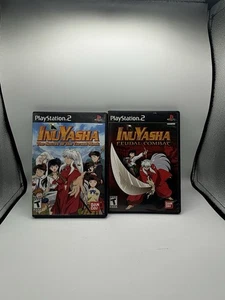 INUYASHA - Secret of the cursed mask & Feudal combat ps2 CIB mit Anleitungen - Bild 1 von 3