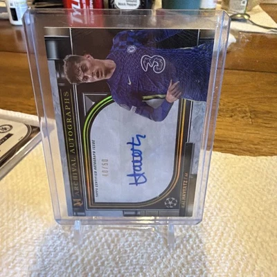 2021/22 Topps Uefa Museum Collection Archival Autograph Kai Havertz /50 - Image 1 of 3