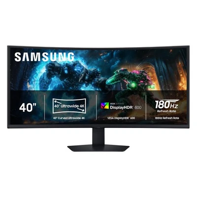 Monitor para jogos Samsung Odyssey G7 G75F 40" 4K HDR 180 Hz curvo ultrawide - Imagem 1 de 4