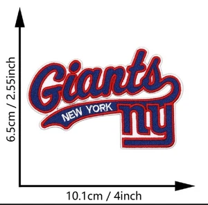 NEW YORK GIANTS AUFBÜGLER PATCH  - Bild 1 von 2