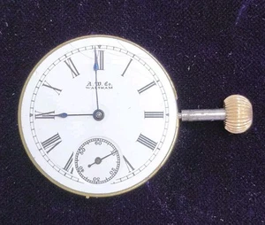 Antique Waltham Grade M 7j, 0s 1891 Watch Movement Running - Picture 1 of 3